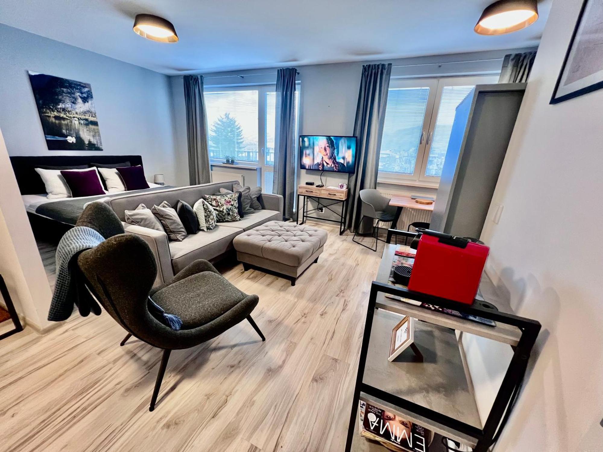 Bl - The Executive Suite, Boru - 24Hr Self Check-In, Free Private Parking, Balcony With Mountain View, 5 Minute Walk To City Center 班斯卡-比斯特里察 外观 照片